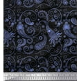 thumbnail image 1 of Soimoi Toile de Voile de Coton Imprimé Floral & Paisley 1 Yard 42 Inch Wide, 1 of 3
