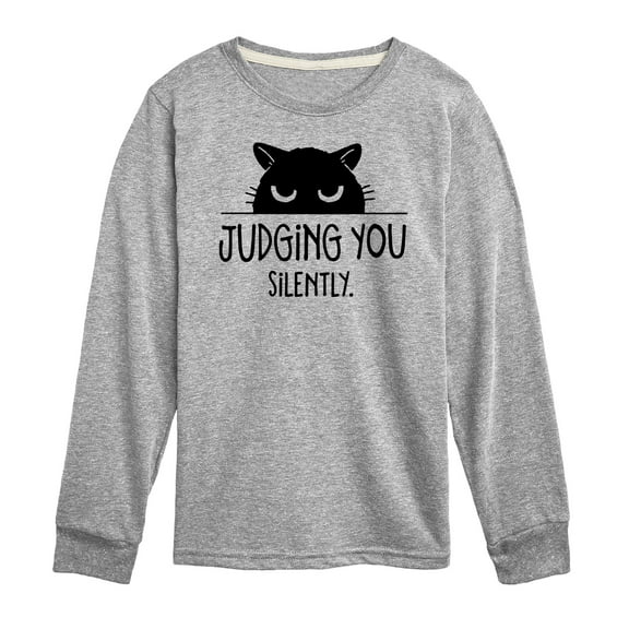 Instant Message - Judging You - Toddler And Youth Long Sleeve Graphic T-Shirt