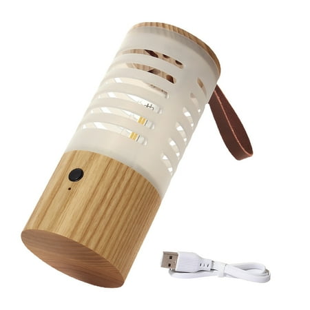 

Hloma Outdoor Light Stepless Dimming Adjustable Hollow USB Charging Warm Light Wooden High Brightness LED Camping Night Lamp for Home