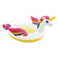 thumbnail image 1 of Intex 57441EP 107 x 76 x 41" Inflatable Rainbow Mystic Unicorn Spray Kiddie Pool, 1 of 5