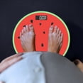 thumbnail image 6 of Hometravel Smart Body Weight Scale, Fruit Pattern Glass Panel Digital Scale with USB Charging, Temperature Measurement Function, Household Health Monitor, 180kg Capacity, 6 of 6