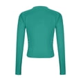 thumbnail image 6 of yillto Womens Long Sleeve Tight Shirts Basic Crew Neck Workout Tees Clothes Going out Fashion Undershirts, 6 of 7