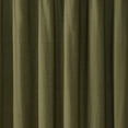 thumbnail image 2 of CANNON Solid Cotton Percale Olive Green 50x84 Window Curtain Pair, Solid Color Themed, Oeko-TEX Certified Confidence, 2 of 5