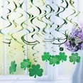 thumbnail image 2 of St Patricks Day Party Decoration Kit Lucky Shamrock Latex Balloons Clover Banner Garland Irish Day Green Theme Kids Party Favor, 2 of 6