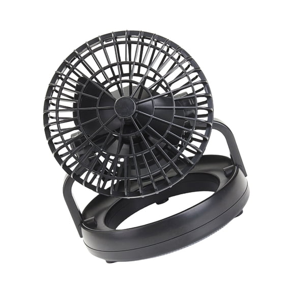 Multifunctional Outdoor Fan with Hanging Hook and LED Light Regulable Fan