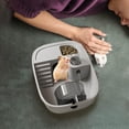 thumbnail image 3 of Large Hamster Cage Detachable Platforms Exercise Wheel Hideout Full Transparent Sturdy for Dwarf Robo Gerbil Small Animals, 3 of 8