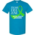 thumbnail image 3 of Inktastic Stigma Free Zone Mental Health Awareness T-Shirt, 3 of 5