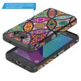 thumbnail image 3 of Rosebono Samsung Galaxy J3 2017/J3 Emerge/J3 Prime/J3 Mission/J3 Eclipse/J3 Luna Pro/Express Prime 2/Amp Prime 2/Sol 2 Hybrid Graphic Fashion Skin Cover Armor Case (Colorful Mandala), 3 of 5