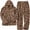 Leopard Print, variant on REDESS Women' s Fluffy Pajamas Set Fleece Pullover Pants Loose Plush Sleepwear 2 Piece Pjs Set Warm Loungewear Fuzzy
