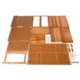 thumbnail image 3 of 5-Layer Sideboard Cupboard Storage Cabinet w/ 2-Door for Pantry Kitchen Brown, 3 of 24