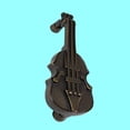 thumbnail image 2 of Renovators Supply Brass Door Knockers for Front Door 6.5" Violin Style Antique Brass Door Knocker w/Screws, 2 of 8