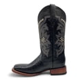 thumbnail image 3 of Men’s Leather Lizard Print Western Cowboy Boots Square Toe, 3 of 7