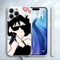 thumbnail image 1 of C-crayon-funda de teléfono Shin-Chans para iPhone, carcasa trasera de silicona líquida suave para iPhone 14, 11 Pro Max, 13, 12 Mini, XR, XS, X, 8, 7, 6, 6S Plus, SE 2020 Fivean unisex, 1 of 2