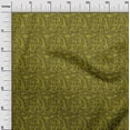 thumbnail image 2 of oneOone Georgette Viscose Fabric Leaves & Floral Block Print Fabric BTY 42 Inch Wide, 2 of 4