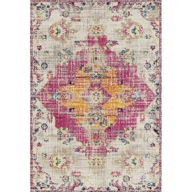 United Weavers 713 20481 28E 2 Pi 7 Po x 7 Pi 2 Po Abigail Seraphina Runner Rug&44; Magenta