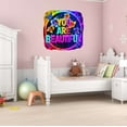 thumbnail image 2 of You Are Beautiful Motivational Uplifting Empowering Loved Quote Wall Art Sticker Designs Vinyl Stickers For Home House Walls Rooms Windows Bedroom Decoration Size (26x26 inch), 2 of 3