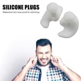 thumbnail image 4 of Proporciones Protección Contra La Oreja Tapones para Dormir Aislamiento Silicona Ruido Impermeable UCTION Nadar, 4 of 7