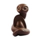 thumbnail image 5 of Estatua de serpiente para mascota de té, bandejas de té, accesorios, regalo de escritorio, colección de decoración de animales Marrón oscuro, 5 of 9