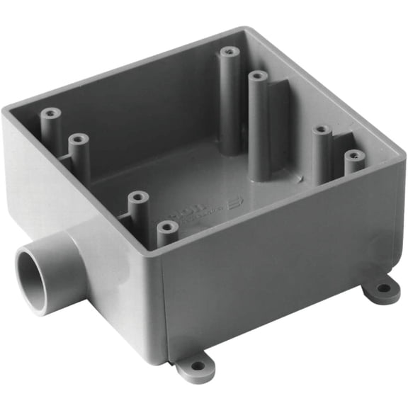 ABB INSTALLATION Thomas & Betts E9802E Lamson -CAR Carlon 3/4" Two Gang Box, Pack of 1