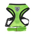 thumbnail image 1 of Cat Dog Adjustable Harness Vest Walking Lead Leash For Puppy Dogs Collar Polyester Mesh Harness For Small Medium Dog Cat Pet, 1 of 5