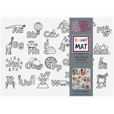 Funny Mat FNMALPHABET Tapis de Table