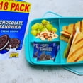 thumbnail image 5 of Sobisk Chocolate Sandwich Creme Cookies w/CUSTOM TRADEMARK STORAGE BAG 18 Pack Delicious Chocolate Cookies Filling Snacks School Lunch Pantry Milky Snack Party Treats Desserts, 5 of 8