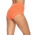 thumbnail image 3 of Felina Signature Stretchy Lace Hi-Waisted Boyleg Panty (Sugar Coral, X-Large), 3 of 3