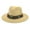 Beige, variant on Adults Unisex Retro Western Cowboy Riding Hat Leather Belt Wide Cap Straw Hat