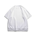 thumbnail image 4 of Vedolay Spring Tops Men's Crew Tees,White M, 4 of 5
