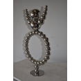thumbnail image 3 of Nifao Modern Abstract of a Happy Man Metal Chrome Balls Statue – Home Office Decor Sculpture, 14"L x 6"W x 26"H, 3 of 11