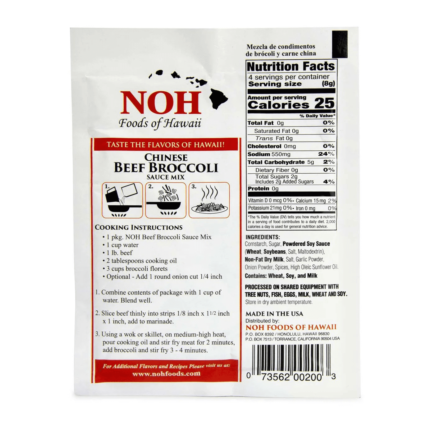 Noh Beef Broccoli Sauce Mix