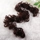 thumbnail image 3 of Extensiones de moño para el cabello, ondulado, rizado, desordenado, donut, moños, pieza de cabello trenzado, postizo para mujeres y niñas (castaño), 3 of 5