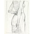 thumbnail image 2 of Parker, Jennifer Paxton 12x14 White Modern Wood Framed Museum Art Print Titled - Demure I, 2 of 4