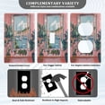 thumbnail image 3 of Yayeee Toggle Light Switch Wall Plate 1-Gang 4.5"x2.7" Home Decorative Outlet Cover, Pink Boat, 3 of 7