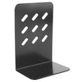 thumbnail image 4 of SHENMO 1Pair Simple Style Black Book Stand Metal Bookends for School Home Table Decor(9 Lattice), 4 of 9