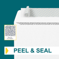 thumbnail image 3 of #9 Envelopes Self Seal - 100 Pack - Security Tinted 3 7/8" x 8 7/8" Business Envelopes Peel & Seal - Mailing Envelopes Letter Size - Legal Envelopes for Invoices, Statements - 24lb Plain Envelopes, 3 of 5