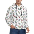 thumbnail image 2 of Xecao Milk Tea Pattern Men's Adult Pullover Hoodie,Hooded Sweatshirt-4X-Large, 2 of 7