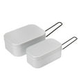 thumbnail image 1 of Portable Aluminum Bento With Foldable Handle Outdoor Meal Prep & Cooking Solution For Hot Meals & Ric, 1 of 3