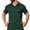 06# Green, variant on IhhxPro Men's Performance Collared Shirt Quick Dry Short Sleeve Breathable Work Golf Casual Slim Fit Stretch Cotton Summer S-3XL