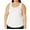 White, variant on Summer Polyester Sleeveless Oversized Tank Tops for Women Pink Heart Women's Plus Size Shirttail Solid Top Wear 3XL