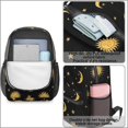 thumbnail image 4 of Sun and Moon Gothic Pattern 17" School Backpacks for Teens,Waterproof Oxford Fabric,S-Shape Padded Straps for School,Travel,Hiking,Camping, 4 of 6