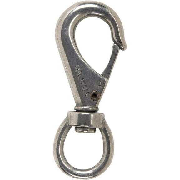 Campbell Chain 7/16 in. Dia. x 3-11/16 in. L Polished Stainless Steel Quick Snap 220 lb.
