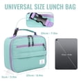 thumbnail image 3 of Lonchera aislante para niños Lunch Box Genteen, color verde claro, 3 of 8