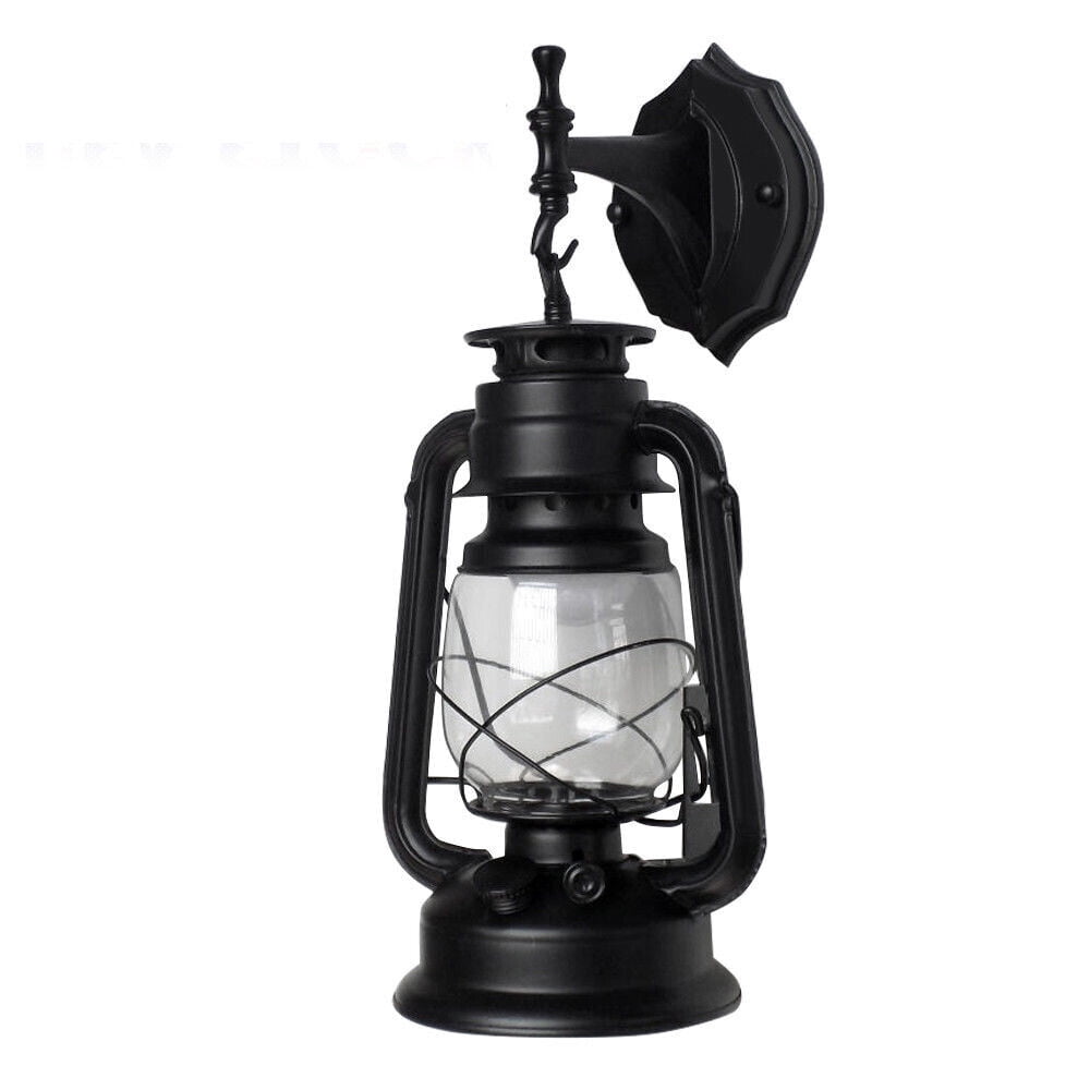 Retro Vintage Rustic Lantern Lamp Exterior Wall Sconce Light E27 Fixture for entrances, gates, front doors