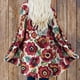 thumbnail image 2 of Chaqueta holgada de manga larga para otoño e invierno con estampado étnico de flores para mujer, abrigo con estampado geométrico Vintage Pompotops  qwe19785, 2 of 9