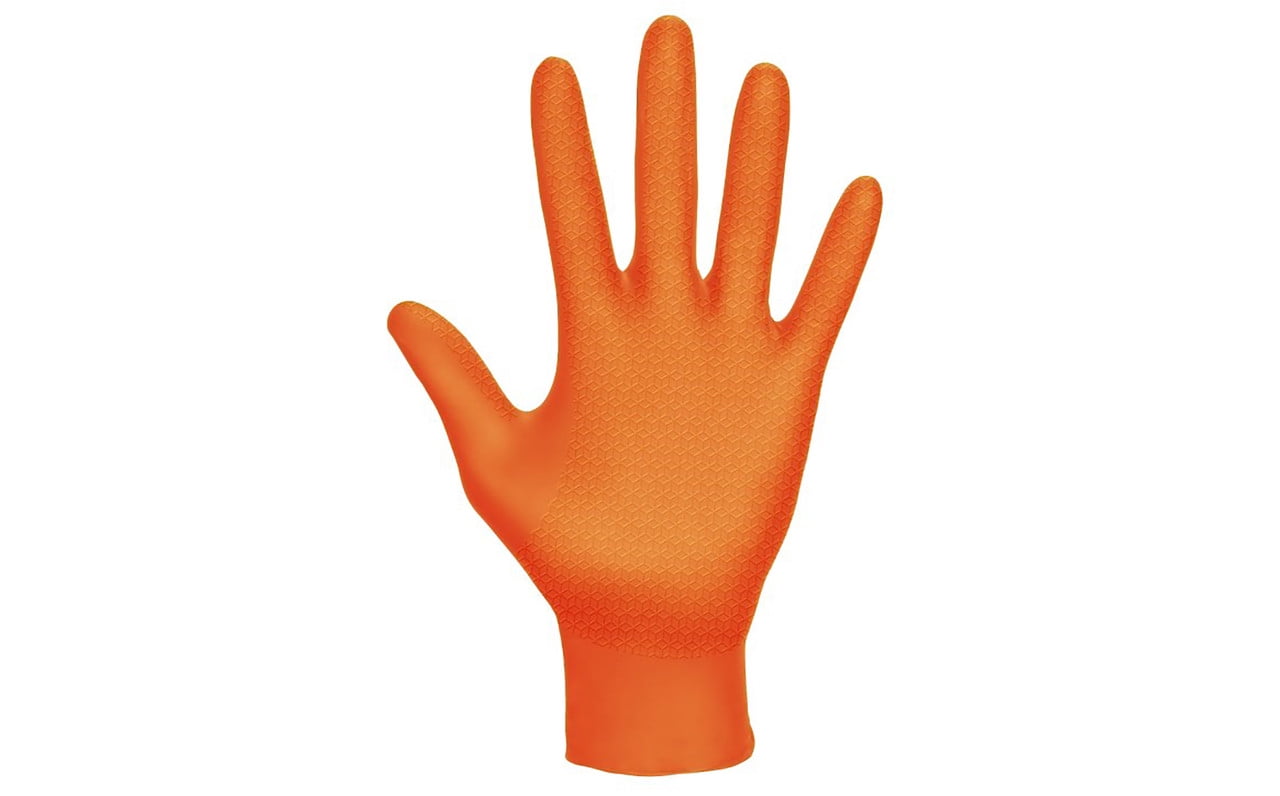 Astro-Grip 66474 Powder-Free Exam Grade Nitrile Disposable Gloves - 7 Mil, Size XL, 100 Gloves/Box, 10 boxes/case