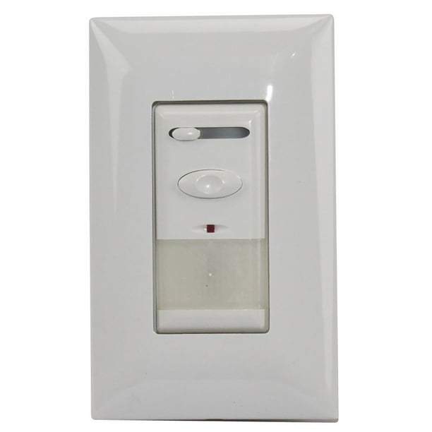 Wattstopper WD180 Dimmable PIR Wall Switch Occupancy Sensor, White