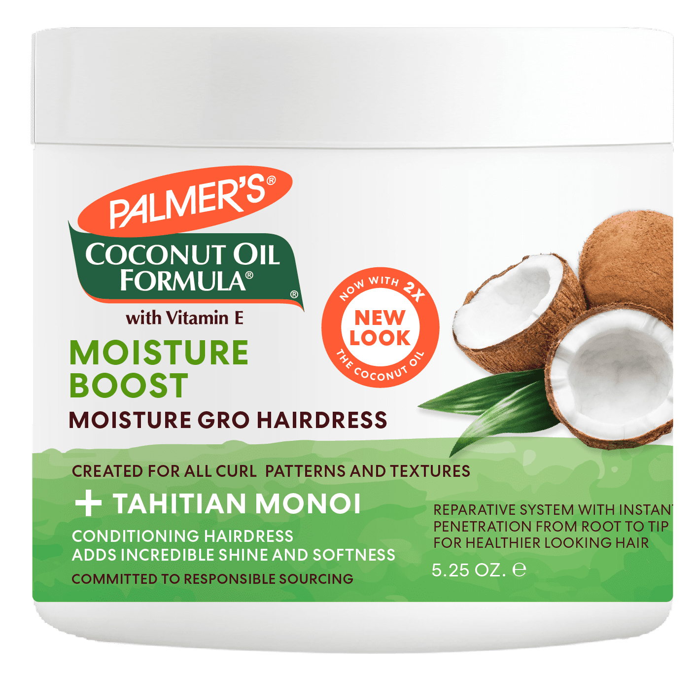 Palmer's Coconut Oil Formula Moisture Gro Hairdress Jar, 5.25 oz