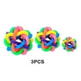 thumbnail image 2 of Maytalsory 3pcs/set Pet Dog Toy Interactive Rubber Balls For Dogs Safe And Non-Toxic Suitable For All Breeds As Shown 1Set, 2 of 6