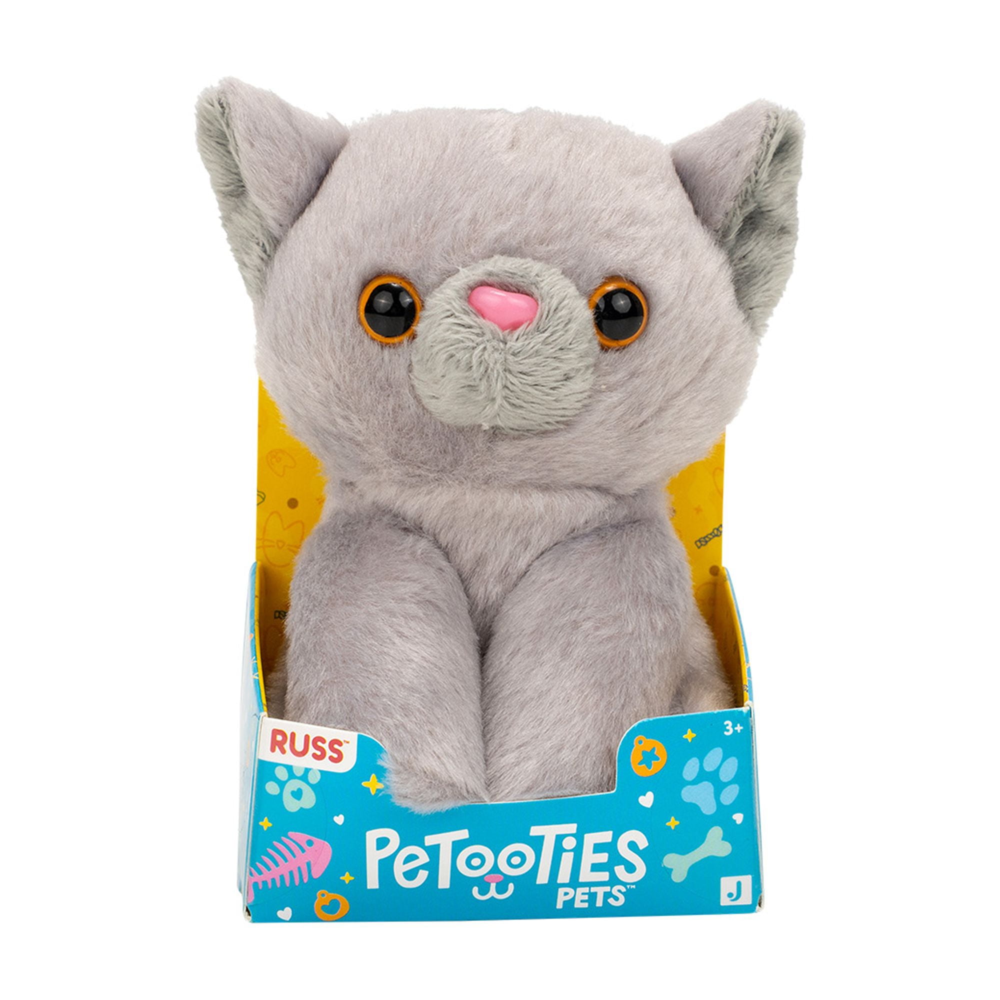 Russ Berrie Petooties - Chat British Shorthair 4 pouces S25